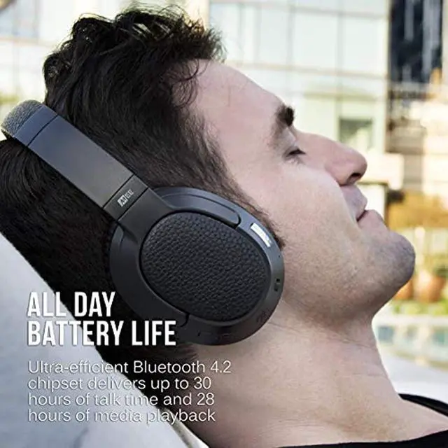 Alt view image 11 of 16 - mee audio matrix cinema low latency bluetooth wireless headphones with cinemaear audio enhancement for tv and other media