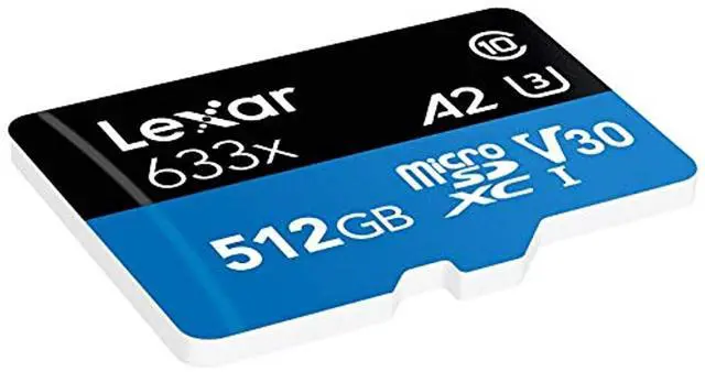 Alt view image 14 of 20 - Lexar High-Performance 633x 512GB microSDXC Flash Card Model LSDMI512BBNL633A