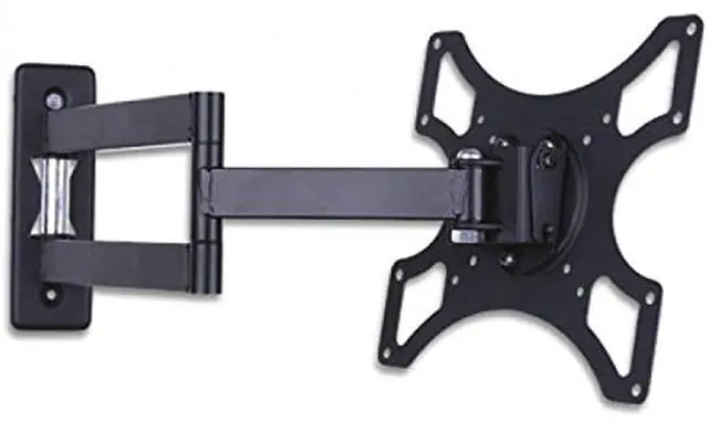 Alt view image 7 of 9 - 2-Arm Tilt/Swivel TV Wall Mount- 19-37in