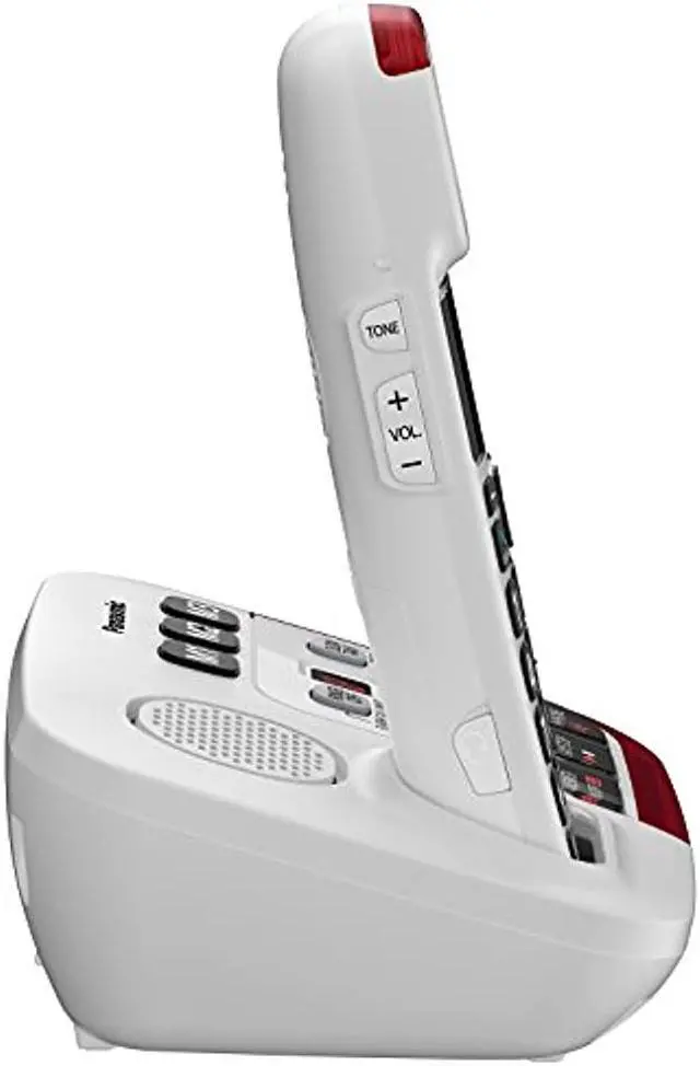 Alt view image 17 of 20 - Panasonic KX-TGM420W Amplified Cordless DECT 6.0 Phone|Voice Booster Up-To 100 dB|Answering Machine|Silver