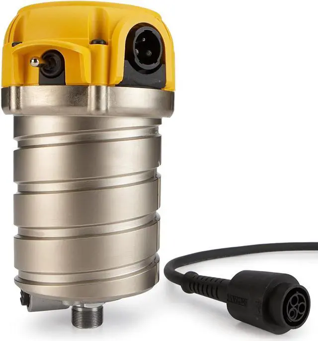 Alt view image 11 of 13 - Dewalt DW618PK 2-1/4 HP EVS Fixed Base & Plunge Router Combo Kit with Hard Case