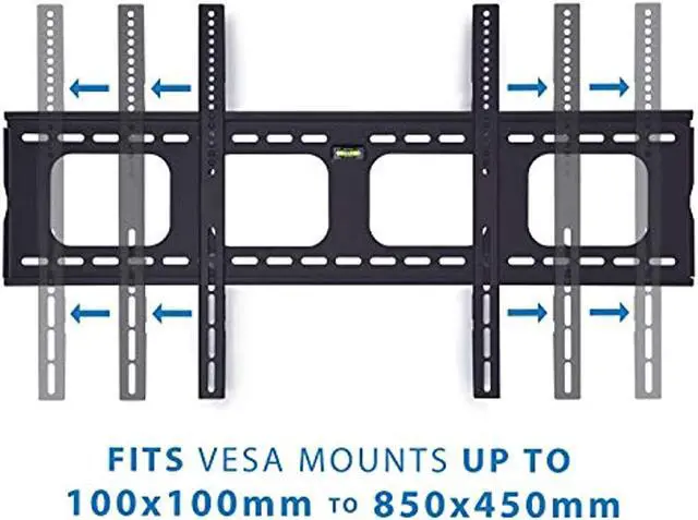 Alt view image 11 of 15 - Mount-It! Fixed TV Mount | Fits 55"-80" TVs | Low-Profile Wall Bracket