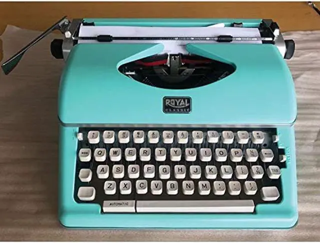 Alt view image 4 of 16 - Royal 79101t Classic Manual Typewriter (Mint Green)