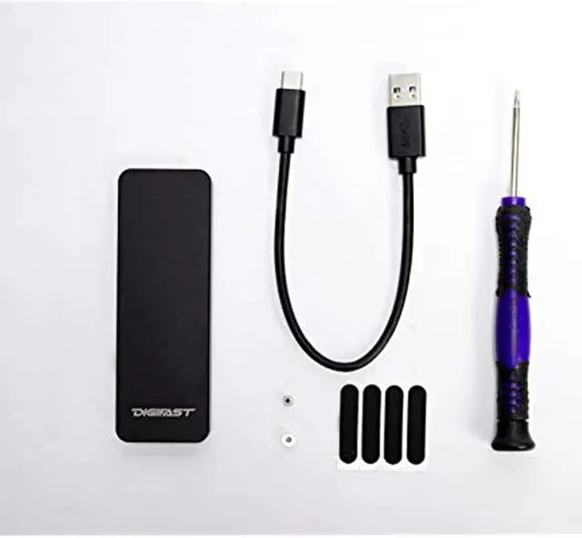 Alt view image 13 of 13 - Digifast M.2 NVMe SSD To USB3.1 Enclosure - Black