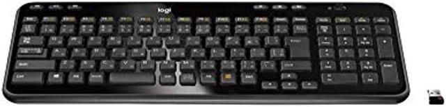 Alt view image 4 of 9 - Logitech K360 920-004090 Glossy Black (French Canadian Layout) USB 2.0 RF Wireless Mini Keyboard