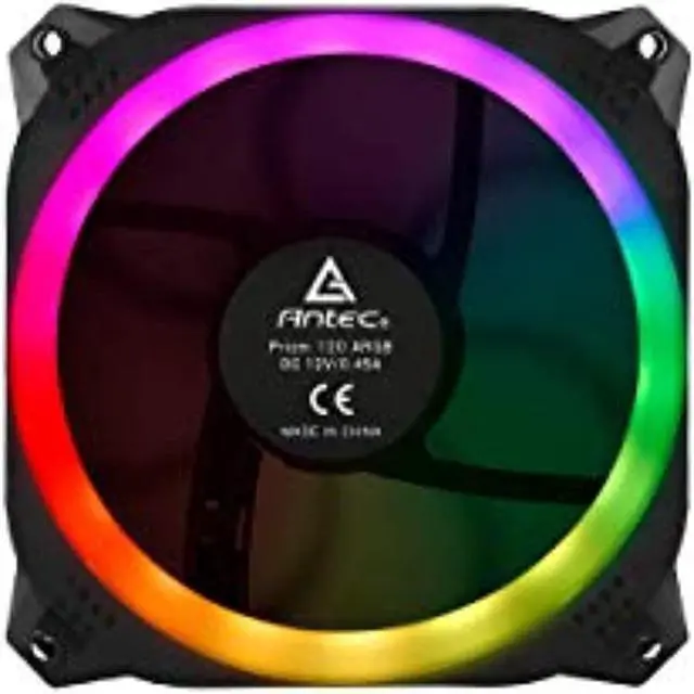 Alt view image 7 of 20 - Antec Prizm 120 ARGB 5 Plus C 120 mm Case Fan with Fan Controller - Pack of 5