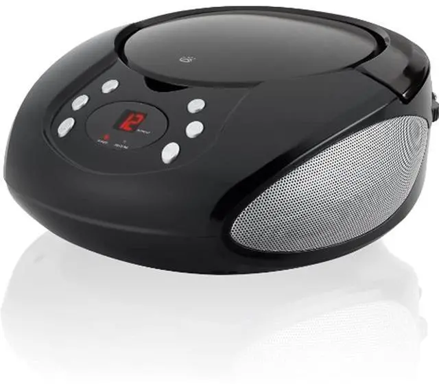 Alt view image 4 of 10 - GPX BC112B Boom Box & CD Player