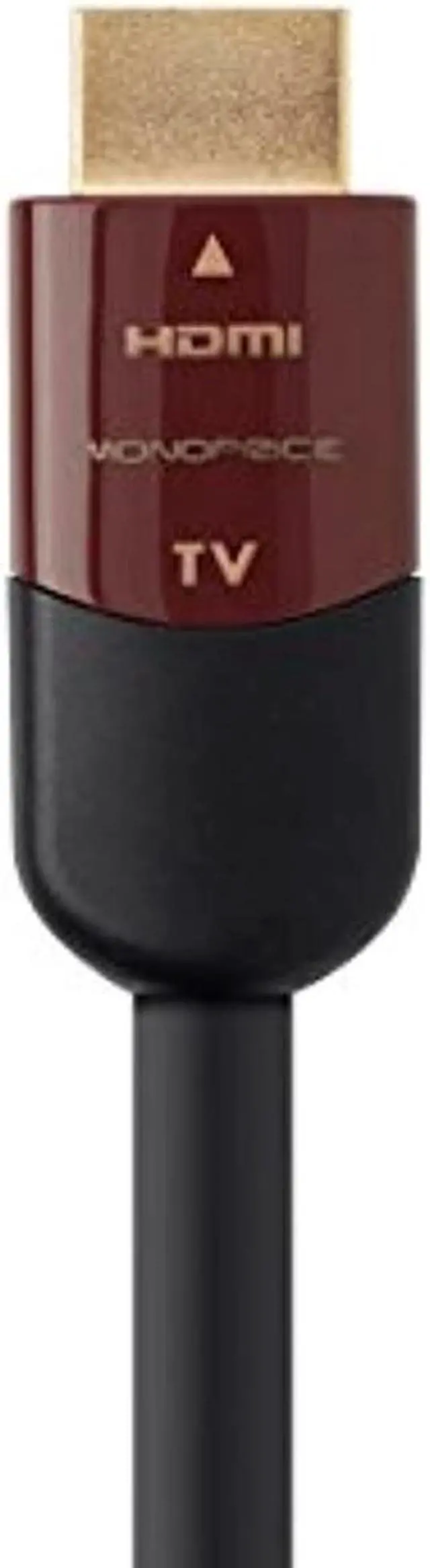 Alt view image 4 of 19 - Monoprice HDMI Cable - 35 Feet - Black | High Speed, Active Chipset, 4K@60Hz, HDR, 18Gbps, 26AWG, YUV, 4:4:4, CL2 - Cabernet Ultra Series