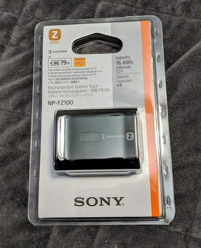 Alt view image 10 of 20 - Sony Z-Series NP-FZ100 7.2V 2,280mAh Rechargeable Battery Pack