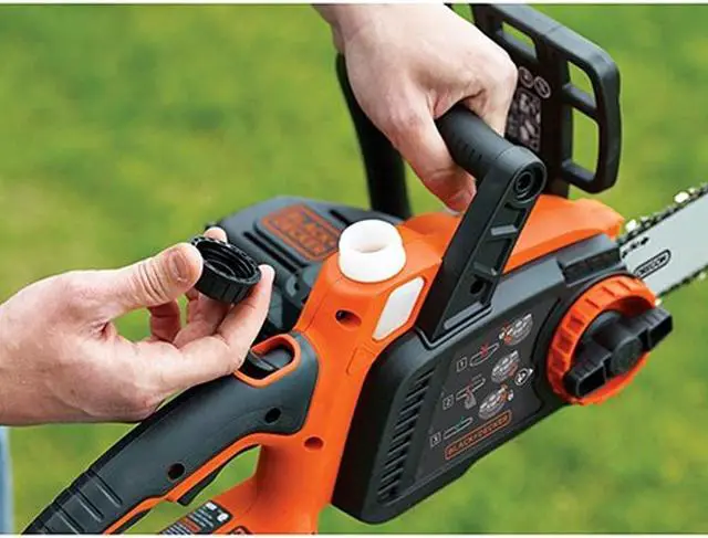 Alt view image 9 of 10 - Black & Decker LCS1240 40V MAX Li-Ion 12 in. Chainsaw Kit