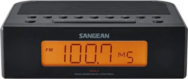 Alt view image 12 of 17 - Sangean AM FM Digit Tuning Clock Radio