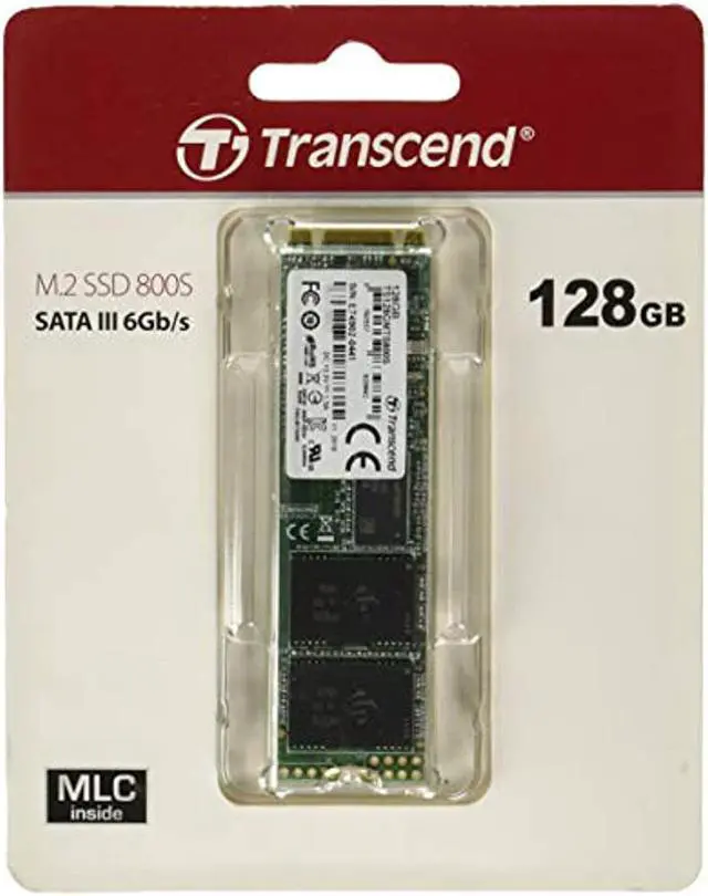 Alt view image 3 of 5 - TRANSCEND TS128GMTS800S 128GB SSD SATA M.2 2280 MLC