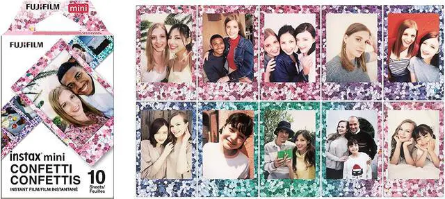 Alt view image 6 of 8 - Fujifilm Instax Mini Confetti Instant Color Film, 10 Exposures #16620917