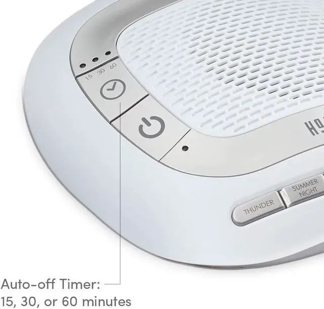 Alt view image 7 of 10 - Homedics SoundSpa Rejuvenate sound machine-6 nature sounds, uses adapter of 4 "AA" (not included)