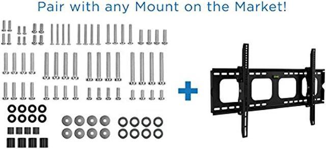 Alt view image 4 of 7 - Mount-It! TV Mounting Hardware Kit | Universal VESA Wall Mount Screw, Washer, Spacer Pack (M4 M5 M6 M8) for TV and Monitor Mounting