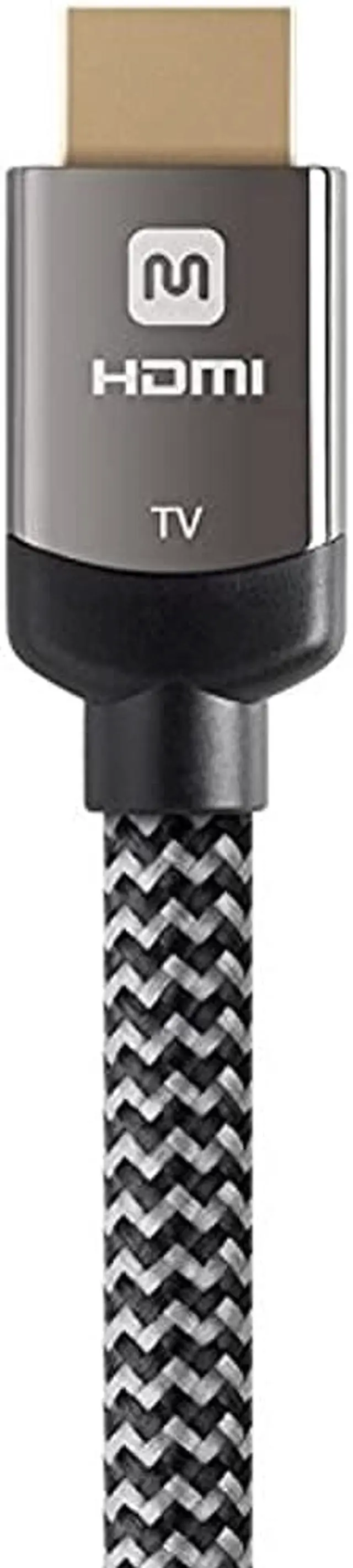 Alt view image 7 of 20 - Monoprice HDMI Cable - 25 feet - Gray | High Speed, Active Chipset, 4K@60Hz, 18Gbps, 26AWG, CL3 Rated, Compatible with Apple TV / Roku / Blu-Ray Disc / PS4 and More - Luxe Series
