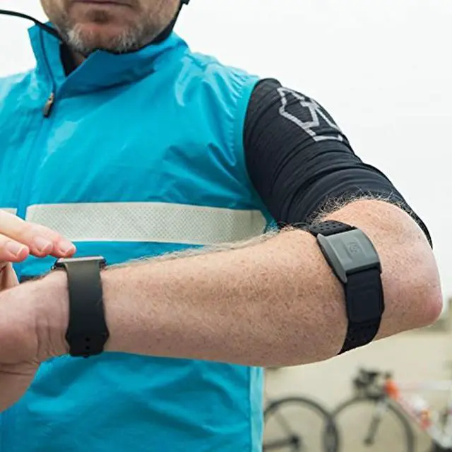 Alt view image 9 of 12 - Scosche - Rhythm+ Heart Rate Monitor in Black