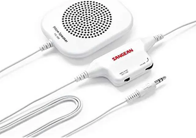 Alt view image 16 of 16 - SANGEAN PS-300 Pillow Speaker with in-line Volume Control and Amplifier -