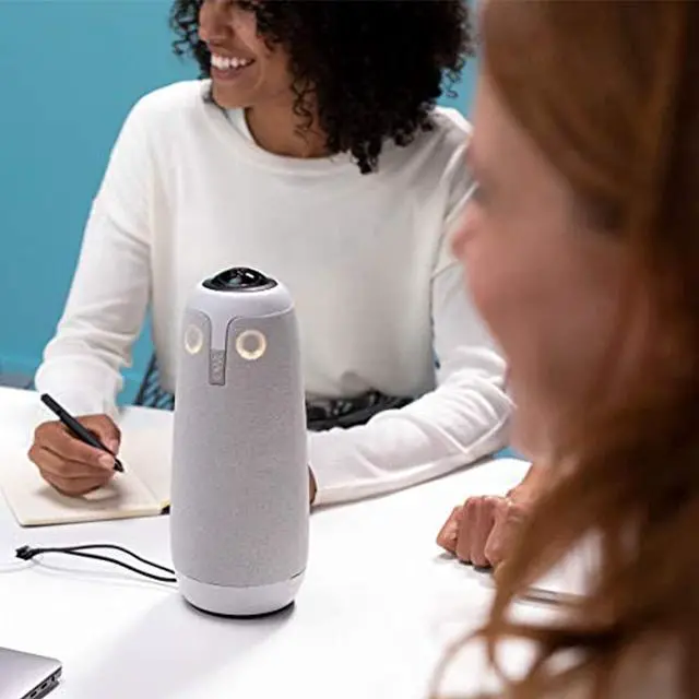 Alt view image 5 of 8 - Meeting Owl Pro - 360 Degree, 1080p Smart Video Conference Camera, Microphone, and Speaker (Automatic Speaker Focus & Smart Meeting Room Enabled)