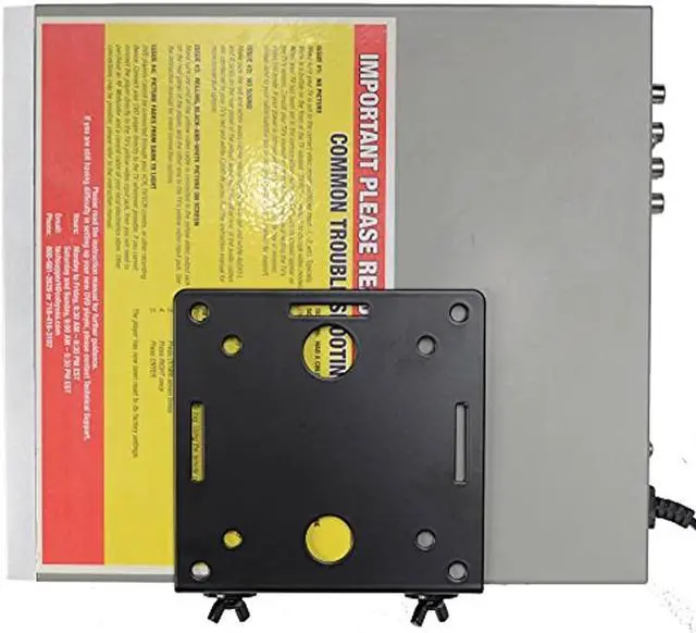 Alt view image 9 of 20 - VideoSecu Small Device Mount for some Blu-ray Disc/DVD Player, DVR, Digital Media Player, TV Cable Box, AV Components, Gaming Console, Modems Holder Shelf 1WM