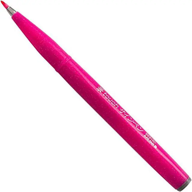 Alt view image 9 of 12 - Pentel Sign Pen Brush Flexible Point Marker Pen Assorted 12/Pack SES15CPC12