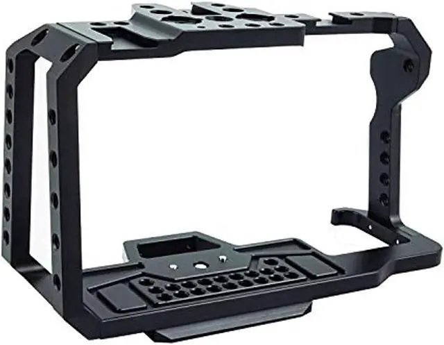 Alt view image 3 of 12 - CAME-TV BMPCC 4K/6K Full Cage Rig for Blackmagic Design Pocket Cinema Camera 4K/6K with Top Handle T5 SSD Holder Cold Shoe
