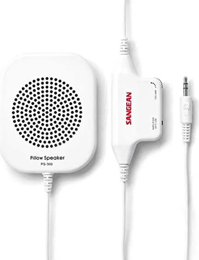Alt view image 14 of 16 - SANGEAN PS-300 Pillow Speaker with in-line Volume Control and Amplifier -