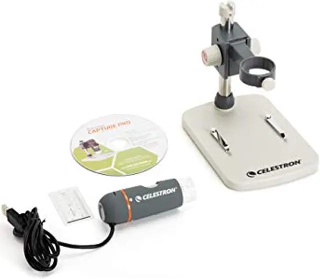 Alt view image 2 of 14 - Celestron 44308 Handheld Digital Microscope Pro