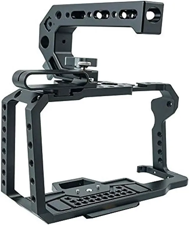 Main image of CAME-TV BMPCC 4K/6K Full Cage Rig for Blackmagic Design Pocket Cinema Camera 4K/6K with Top Handle T5 SSD Holder Cold Shoe
