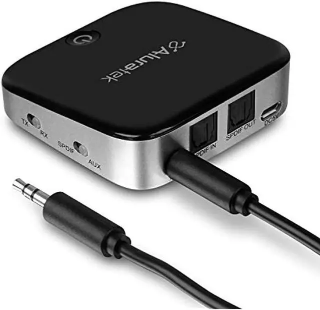 Alt view image 9 of 15 - Aluratek ABC02F Bluetooth Universal Audio Receiver And Transmitter With Built In Battery, Optica