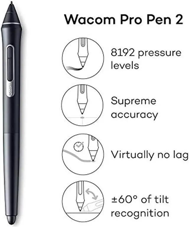 Alt view image 9 of 19 - Wacom Cintiq 22 Drawing Tablet with Full HD 21.5-Inch Display Screen, 8192 Pressure Sensitive Pro Pen 2 Tilt Recognition, Compatible with Mac OS Windows and All Pens