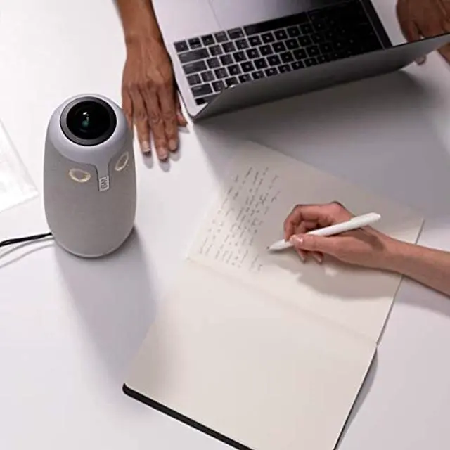 Alt view image 7 of 8 - Meeting Owl Pro - 360 Degree, 1080p Smart Video Conference Camera, Microphone, and Speaker (Automatic Speaker Focus & Smart Meeting Room Enabled)