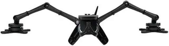 Alt view image 10 of 16 - TRIPP LITE DDR1327SDFC Black 13" - 27" Dual Full-Motion Flex Arm Desk Clamp for Flat-Screen Displays