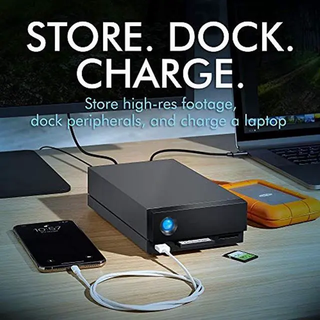 Alt view image 12 of 19 - LaCie 16TB 1big Dock