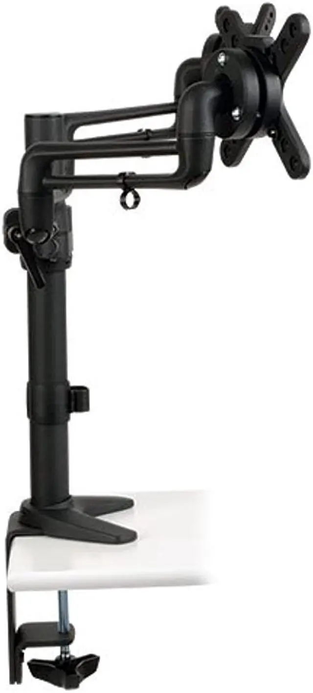 Alt view image 7 of 16 - TRIPP LITE DDR1327SDFC Black 13" - 27" Dual Full-Motion Flex Arm Desk Clamp for Flat-Screen Displays