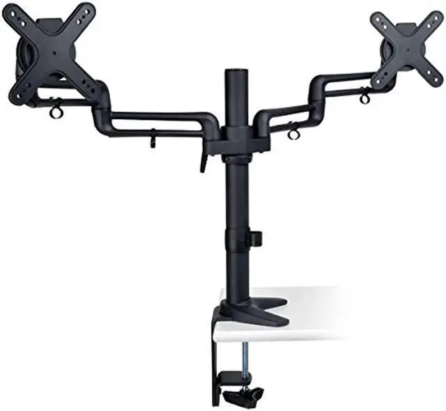 Alt view image 4 of 16 - TRIPP LITE DDR1327SDFC Black 13" - 27" Dual Full-Motion Flex Arm Desk Clamp for Flat-Screen Displays
