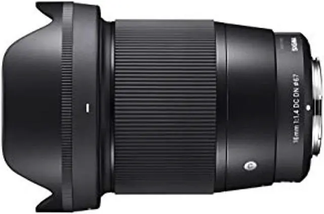 Alt view image 9 of 20 - Sigma 16mm F/1.4 DC DN Contemporary Lens for Canon EF-M (402971)