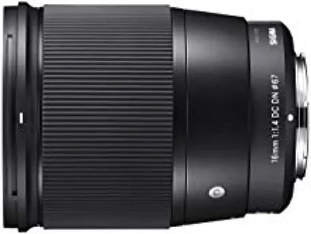 Alt view image 8 of 20 - Sigma 16mm F/1.4 DC DN Contemporary Lens for Canon EF-M (402971)