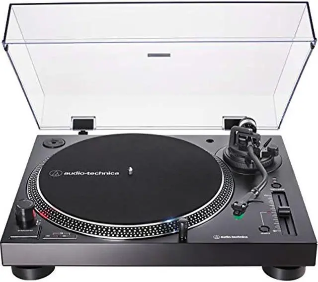 Alt view image 4 of 17 - Audio-Technica AT-LP120XUSB Direct-Drive Turntable (Analog & USB) in Black
