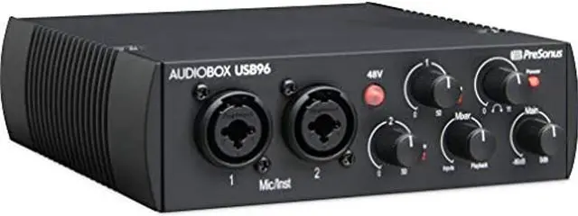 Alt view image 10 of 20 - PreSonus AudioBox 96 USB 2.0 Audio Recording Interface
