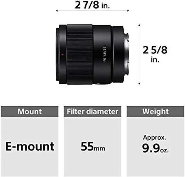 Alt view image 19 of 20 - Sony FE 35mm f/1.8 Lens