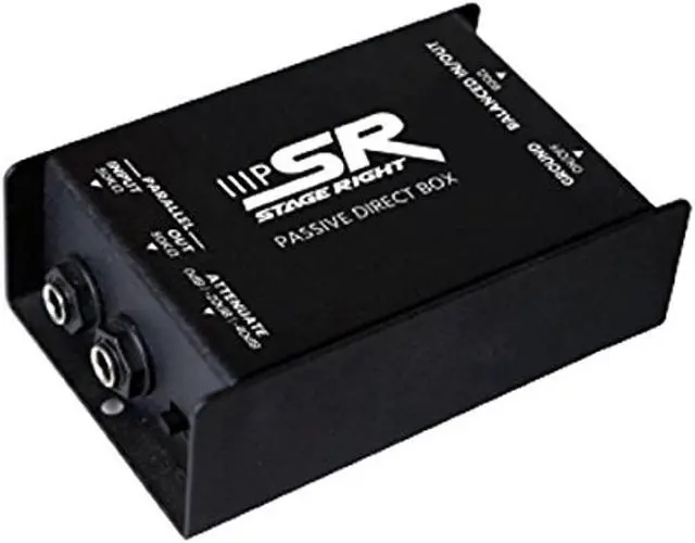 Alt view image 3 of 6 - Monoprice Sound Block Passive Direct Box with Ground Lift and Attenuator, Bidirectional Impedance Matching - Stage Right Series
