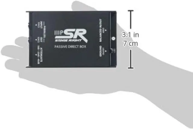 Alt view image 5 of 6 - Monoprice Sound Block Passive Direct Box with Ground Lift and Attenuator, Bidirectional Impedance Matching - Stage Right Series