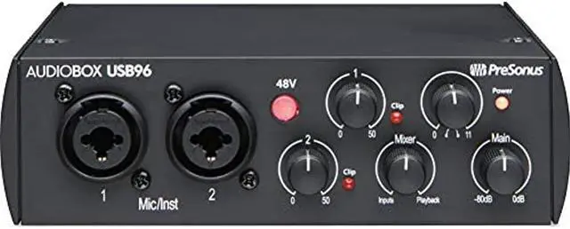 Alt view image 9 of 20 - PreSonus AudioBox 96 USB 2.0 Audio Recording Interface
