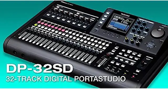 Alt view image 16 of 20 - Tascam DP-32SD 32-Track Digital Portastudio