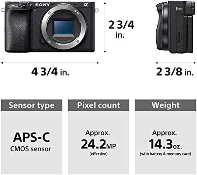 Alt view image 17 of 20 - Sony Alpha a6400 Mirrorless Camera: Compact APS-C Interchangeable Lens Digital Camera with Real-Time Eye Auto Focus