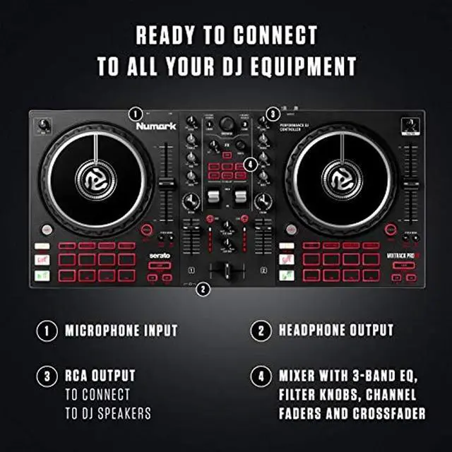 Alt view image 7 of 20 - Numark Mixtrack Pro FX