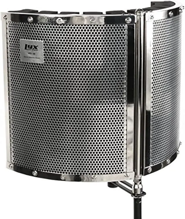 Alt view image 8 of 12 - LyxPro VRI-30 Portable Foldable Sound Absorbing Recording Panel Stand Mount