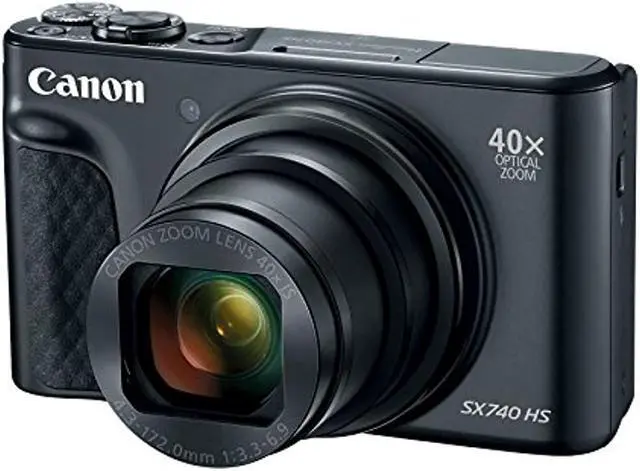 Alt view image 8 of 20 - Canon PowerShot SX740 HS Digital Camera -Black