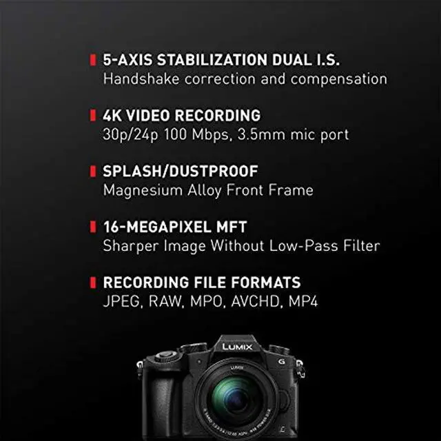 Alt view image 20 of 20 - Panasonic Lumix G85 4K Mirrorless Camera Kit with G Vario 12-60mm Lens